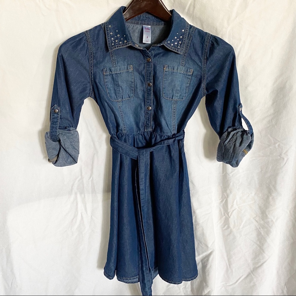 Girls Chambray Dress